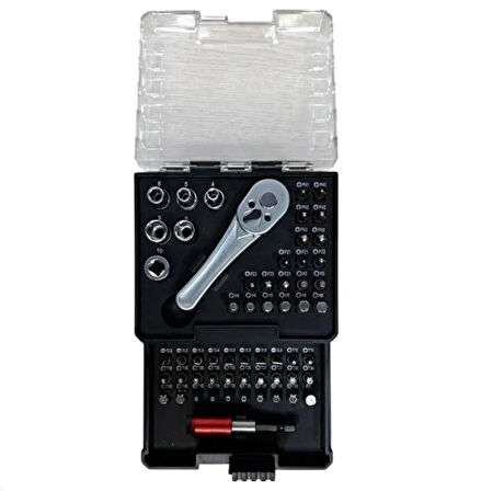 Nt Tools 1/4 S2 Bits ve Cr-V Lokma Seti 58 Parça