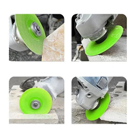 Cam Seramik Şişe Kesme Taşlama Elmas Diski 100 Mm