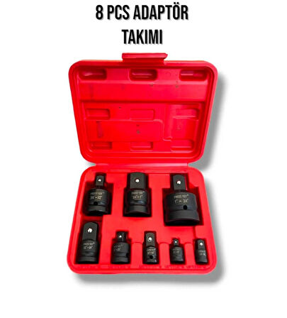 Havalı Lokma Adaptör Seti 8 Parça