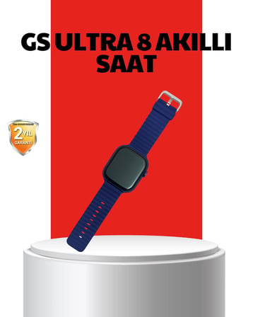 Epilons Ultra 8 Akıllı Saat Mavi Bluetooth Aramalı Spor Modlu
