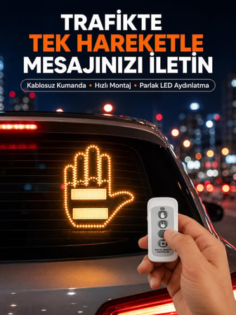 Epilons Oto Led Şeridi Çok Renkli Kablosuz Kumanda İle Mesaj İletimi