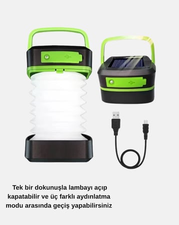 Taşınabilir Şarjlı Led Lamba – Dokunmatik Kontrol, Üç Kademeli Işık Ve Uzun Ömürlü Pil Performansı