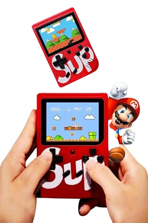 Epilons Sup Atari Retro Oyun Konsolu Kırmızı 500 In 1