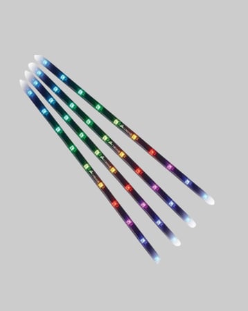 Led Yağmur Işığı Seti 10 Adet Meteor Çubuk Aydınlatma
