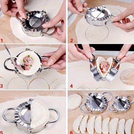 Epilons Muffin Kalıbı Çelik Çiğ Börek Mantı Poğaça Kalıbı 7.5 Cm