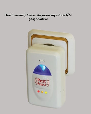 Ultrasonik Haşere Kovucu Cihaz 150 M2 Etki Alanı