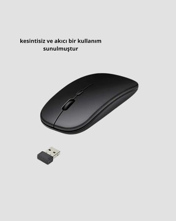 Kablosuz  Mouse –  Ayarlanabilir, Ergonomik