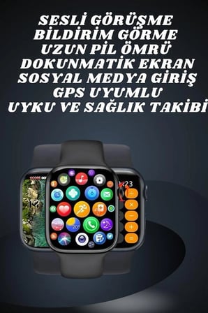 Ekranlı Yeni Nesil Pro Kulaklık Ve Akıllı Saat Kampanyası Kulak İçi Mikrofonlu