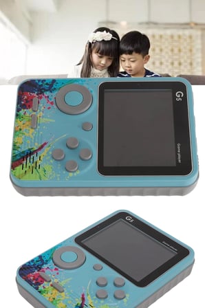 Epilons G5 Retro Oyun Konsolu Siyah 500 Adet Oyun Taşınabilir Oyun Konsolu