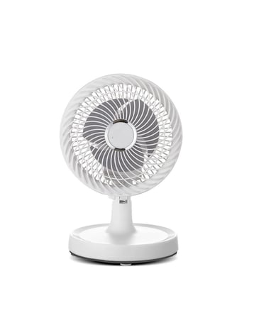 Sessiz Çalışan Mini Masaüstü Fan 2 Kademeli Otomatik Salınımlı