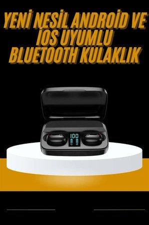 Kablosuz Dijital Göstergeli Çağrı Cevaplayabilen Tws 5.0 Bluetooth Kulaklık