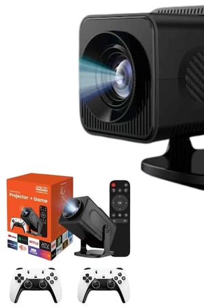 Retro Video Oyunu Konsolu Android Tv El Oyun Konsolu Wıfı Taşınabilir Projeksiyon Cihazı