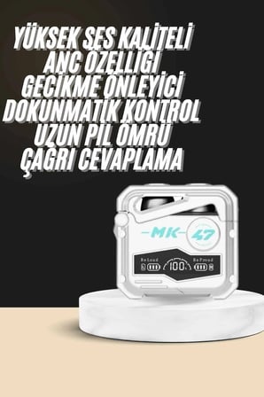 Epilons MK-47 Mekanik Oyuncu Kulaklığı Kablosuz Bluetooth Renkli iOS Android Uyumlu
