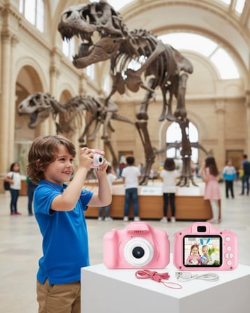 Hd Video Kayıt Özellikli Mini Dijital Kamera Fotoğraf Çekimli Usb Şarjlı