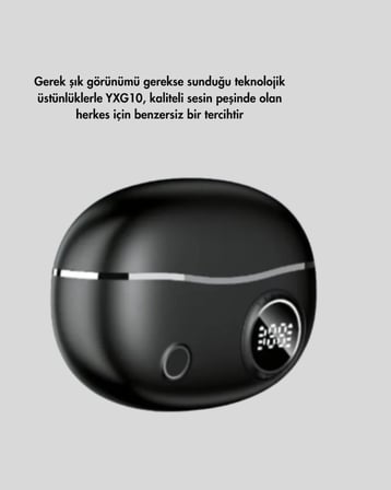 Ergonomik Klipsli Kablosuz Kulaklık – 30 Saat Pil Ve Dokunmatik Kontrol Özelliği