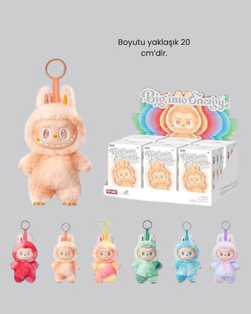 Dekoratif Yumuşak Labubu Peluş Figür – Koleksiyonluk Ve Çocuklara Uygun Hediye 20 Cm