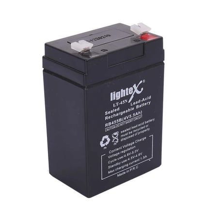 Lightex Lt-45n Fener Aküsü 4V 5.5Ah Şarj Edilebilir
