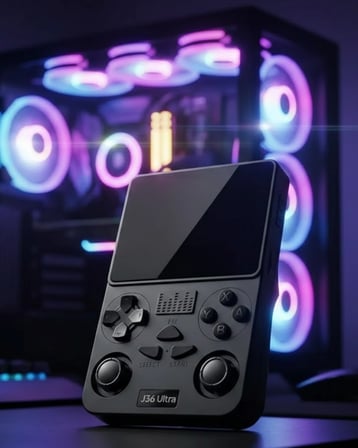 Epilons J36 Ultra Retro Oyun Konsolu Siyah Taşınabilir