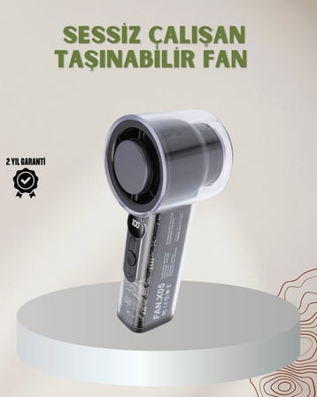 Epilons FAN X05 Taşınabilir Fan 100 Kademeli Ayarlanabilir Mini Soğutucu
