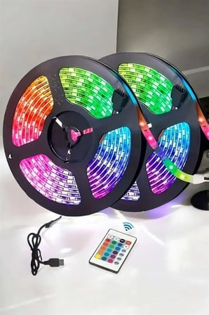 Led Işık 5 Metre Şerit Led Rgb Işıklı