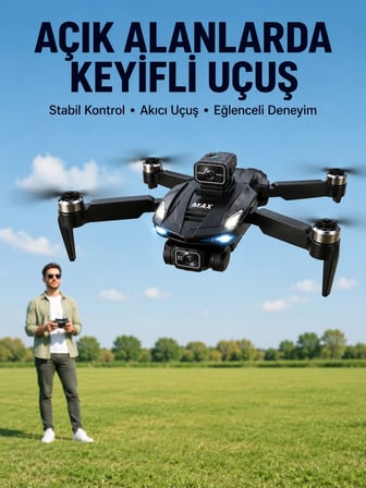 Epilons MAX Drone Çift Kameralı Kompakt Havadan Çekim
