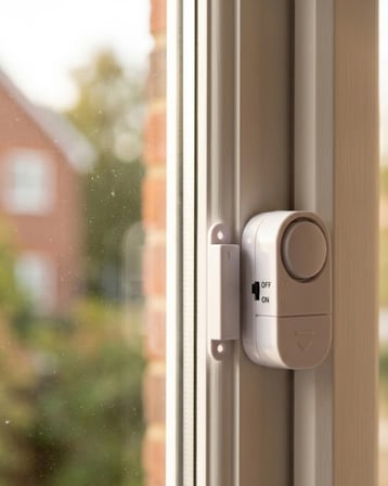 Manyetik Kapı Alarmı 90 Db Sesli Pencere Güvenlik Alarmı Kolay Kurulumlu