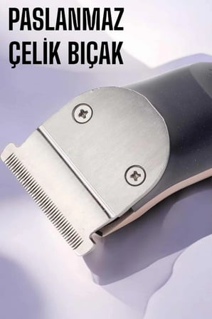 Epilons Paslanmaz Çelik Bıçaklı Tıraş Makinesi