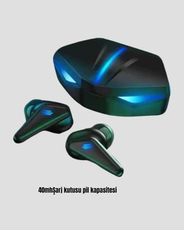 Epilons Tam Kablosuz Bluetooth Kulaklık 12mm Sürücü Dahili Mikrofon Type-C Şarj 400 mAh