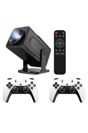 Retro Video Oyunu Konsolu Android Tv El Oyun Konsolu Wıfı Taşınabilir Projeksiyon Cihazı