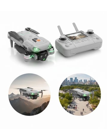 Hd Kameralı Drone Ekranlı Kumanda Güvenli Ve Dengeli Uçuş
