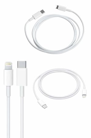 Epilons Type-C Lightning Şarj Kablosu Beyaz 30W iOS Uyumlu