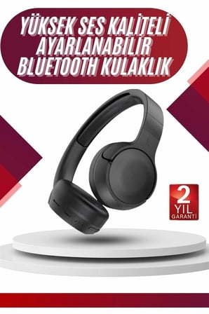 Yeni Nesil Kulak Üstü Bluetooth Kulaklık Type-c Girişli Yüksek Ses Kaliteli