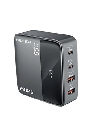 Epilons 65W Masaüstü Şarj Cihazı İstasyonu 4 Portlu 2xUSB-A 2xType-C Siyah 1.5m Kablo Hızlı Şarj