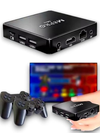 Epilons M8Pro Mini Retro Oyun Konsolu Siyah