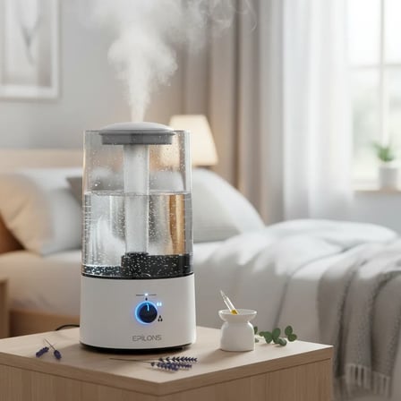Rbh-04 Ultrasonik Hava Nemlendirici 4 Litre Buhar Makinesi Aroma Difüzörü - Otomatik Kapanma