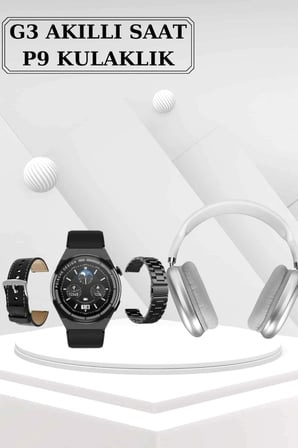 Epilons Akıllı Saat Siyah Silikon Kordon AMOLED Ekran Bluetooth 2 Yıl Garanti