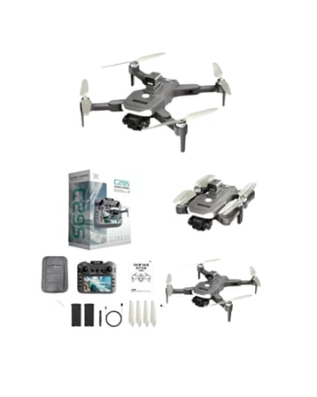Akıllı Takip Özellikli 4k Drone Katlanabilir Tasarım Uzaktan Kontrollü Profesyonel Çekim Dronu