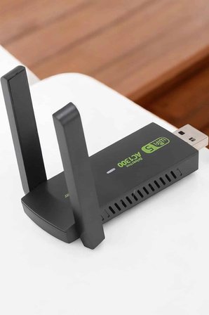 Wifi Alıcı Wifi Adaptörü Usb Girişli 3.0