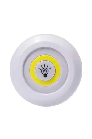 Led Lamba 3'lü Uzaktan Kumandalı Yapışkanlı