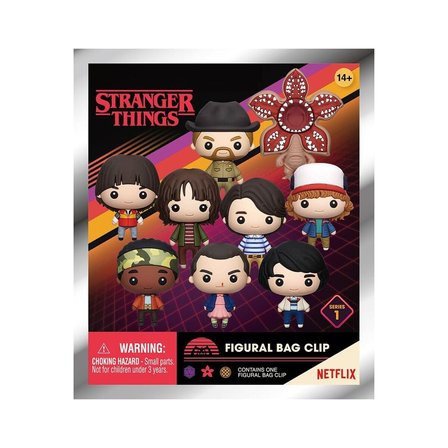 Nw NessiWorld Stranger Things 3D Köpük Karakter Figürü Klipsli Seri 1