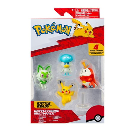 POK PKW3402 Pokemon Battle 4'lü İlk Figür Set