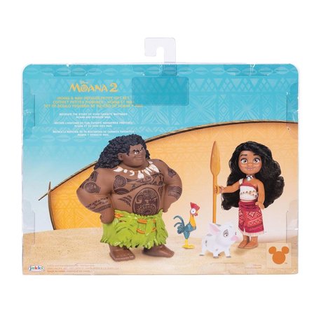 Disney Moana 2 Voyager Figür Seti 15 cm Maui ve Moana Figürleri