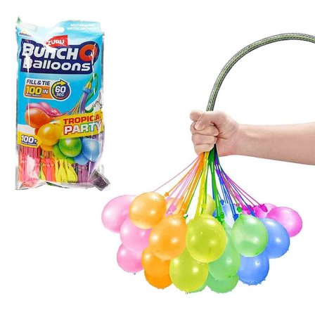 NW NessiWorld Bunch O Balloons Su Balonları Çok Renkli Doğum Günü 100 Adet