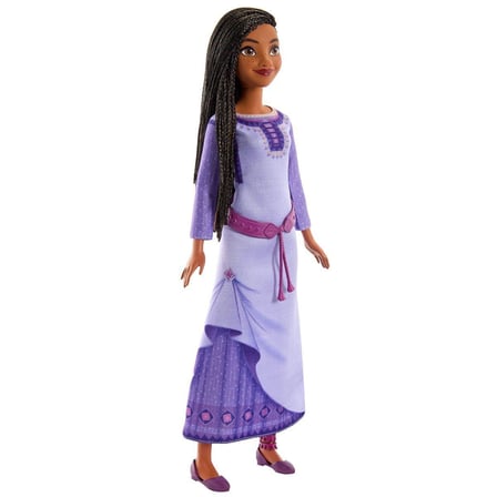 Disney Wish Asha Bebek Figürü Mor Renk Plastik ve Kumaş Yapılı