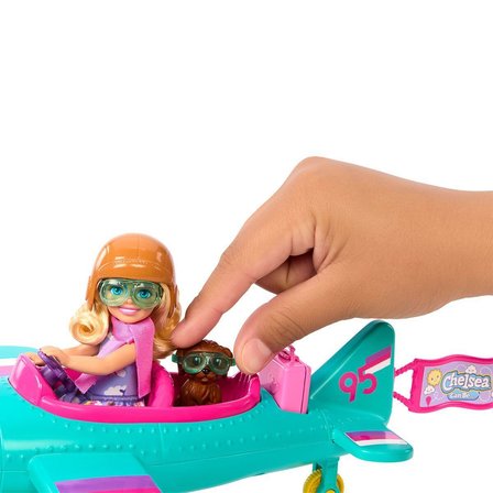 NW NessiWorld Chelsea Oyuncak Uçak Barbie Çok Renkli Oyun Seti
