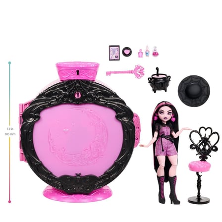 NW NessiWorld Monster High Draculaura İksir Kazanı Oyun Seti Çok Renkli Unisex Oyuncak Bebek