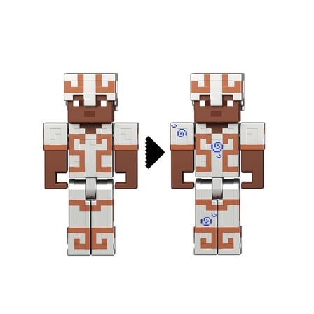 JKK15 HLB21 Minecraft 3lü Aksiyon Figür Seti 8 cm