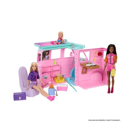Barbie Karavan Oyuncak Minibüs Pembe