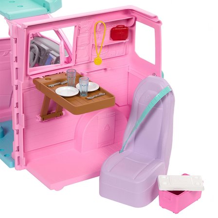 Barbie Karavan Oyuncak Minibüs Pembe