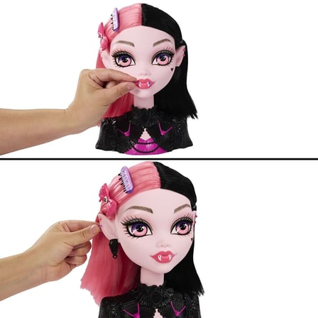NW NessiWorld Monster High Draculaura Oyuncak Bebek Saç Styling Seti Çok Renkli